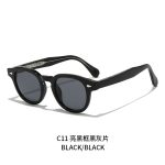 Women's Fashion Flat-Needle UV Protection Sunglasses - Trendy Eyebrow Pin Frame